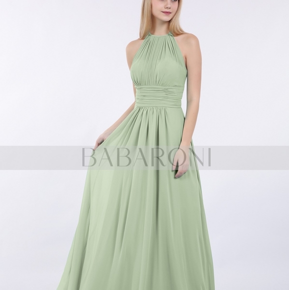 Babaroni Doris Dress in Dusty Sage - Picture 1 of 8